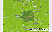 Satellite Map of Zuid, physical outside
