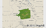 Satellite Map of Zuid, shaded relief outside