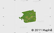 Satellite Map of Zuid, single color outside