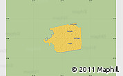 Savanna Style Map of Zuid, single color outside