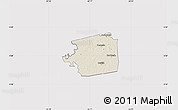 Shaded Relief Map of Zuid, cropped outside