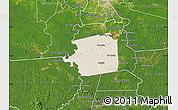 Shaded Relief Map of Zuid, satellite outside