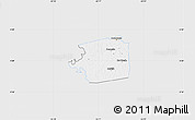 Silver Style Map of Zuid, single color outside
