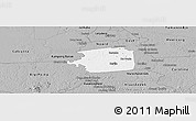 Gray Panoramic Map of Zuid