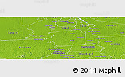 Physical Panoramic Map of Zuid
