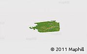 Satellite Panoramic Map of Zuid, cropped outside