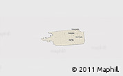 Shaded Relief Panoramic Map of Zuid, cropped outside