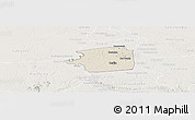 Shaded Relief Panoramic Map of Zuid, lighten