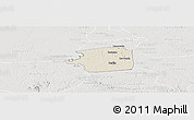 Shaded Relief Panoramic Map of Zuid, lighten, semi-desaturated