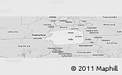 Silver Style Panoramic Map of Zuid