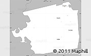 Gray Simple Map of Zuid