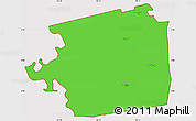Political Simple Map of Zuid, cropped outside