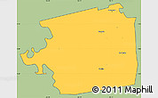 Savanna Style Simple Map of Zuid, cropped outside