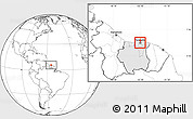 Blank Location Map of Centrum, highlighted country