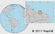Gray Location Map of Centrum
