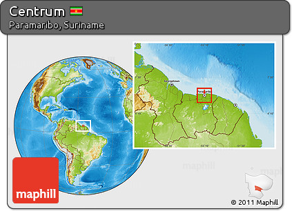Physical Location Map of Centrum