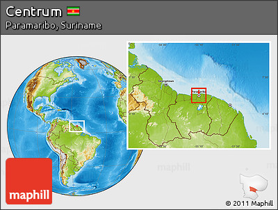 Physical Location Map of Centrum