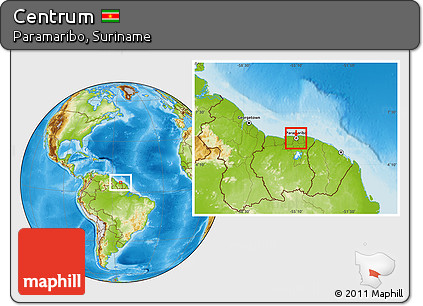 Physical Location Map of Centrum, highlighted parent region