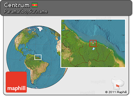 Satellite Location Map of Centrum