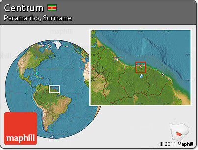 Satellite Location Map of Centrum