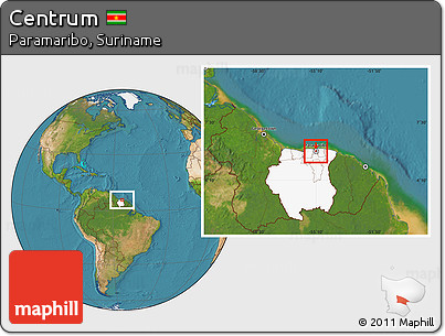 Satellite Location Map of Centrum, highlighted country, highlighted parent region