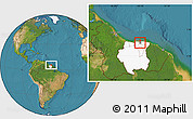 Satellite Location Map of Centrum, highlighted country, highlighted parent region