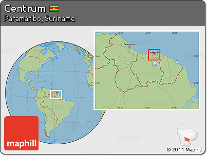 Savanna Style Location Map of Centrum, within the entire country