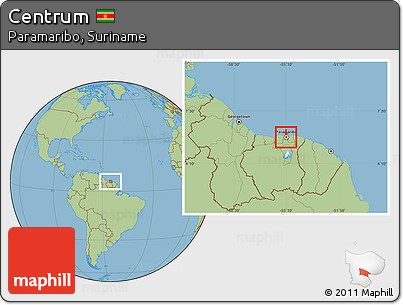 Savanna Style Location Map of Centrum