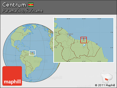Savanna Style Location Map of Centrum