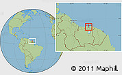 Savanna Style Location Map of Centrum
