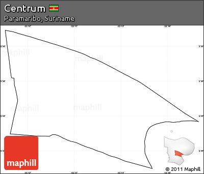 Blank Simple Map of Centrum, cropped outside, no labels