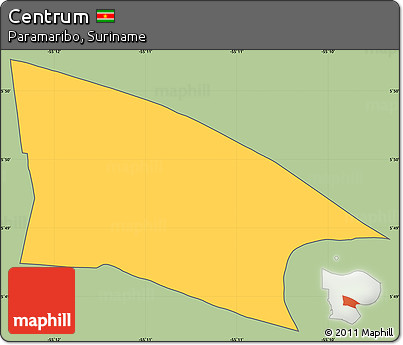 Savanna Style Simple Map of Centrum, cropped outside