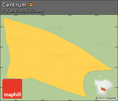 Savanna Style Simple Map of Centrum, single color outside