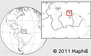 Blank Location Map of Flora, highlighted parent region, within the entire country