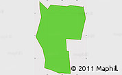 Political Simple Map of Flora, cropped outside