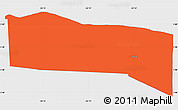 Political Simple Map of Latour, single color outside