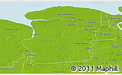 Physical 3D Map of Saramacca