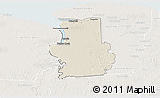 Shaded Relief 3D Map of Calcutta, lighten