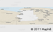 Classic Style Panoramic Map of Calcutta