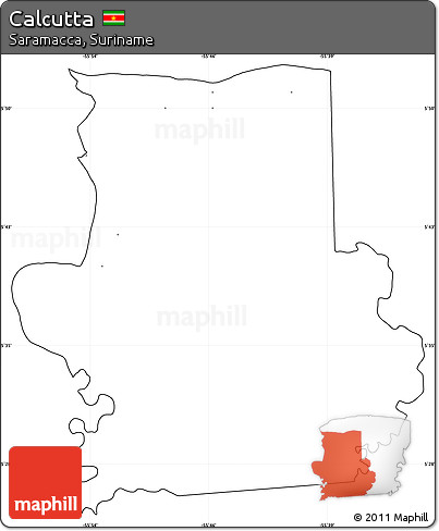 Blank Simple Map of Calcutta, cropped outside, no labels