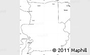 Blank Simple Map of Calcutta