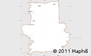 Classic Style Simple Map of Calcutta, cropped outside