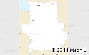 Classic Style Simple Map of Calcutta, single color outside