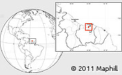 Blank Location Map of Kampong Baroe
