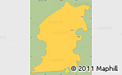 Savanna Style Simple Map of Kampong Baroe