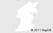 Silver Style Simple Map of Kampong Baroe