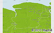 Physical Map of Saramacca