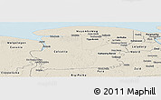 Shaded Relief Panoramic Map of Saramacca