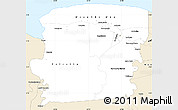 Classic Style Simple Map of Saramacca