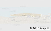 Shaded Relief Panoramic Map of Wayambo Weg, lighten